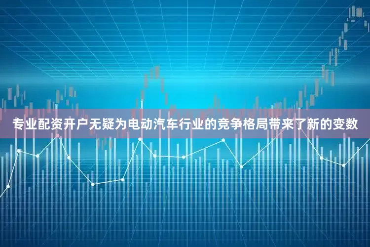 专业配资开户无疑为电动汽车行业的竞争格局带来了新的变数
